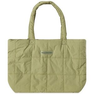 Museum of Peace & Quiet Nylon Quilt Tote Bag / Olive